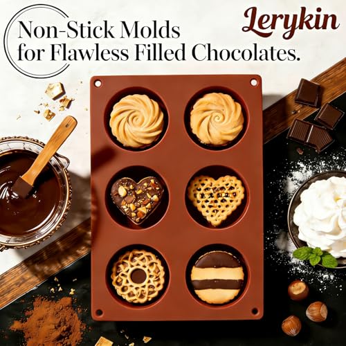 6 Cavity Silicone Baking Mold Non (3 Count)