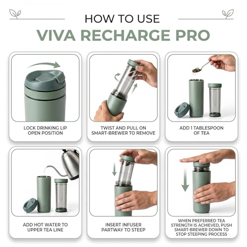 VIVA Recharge Tea Infuser Bottle