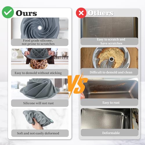 72 Pieces Silicone Bakeware Set (72 Count)