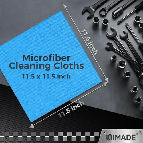 Shop Towels 100 Pack Commercial Grade Work Rags Microfiber Towels (100 Count)