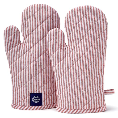 Oven Mitts Heat Resistant Kitchen Gloves (2 Count)