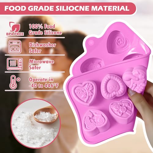 Heart Molds Silicone Valentine's Day Chocolate