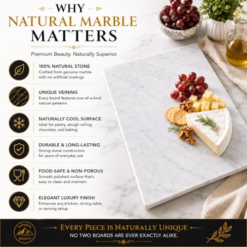 Marble Pastry & Cutting Board