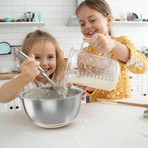 Stainless Steel Mixing Bowls with Lids (5 Count)