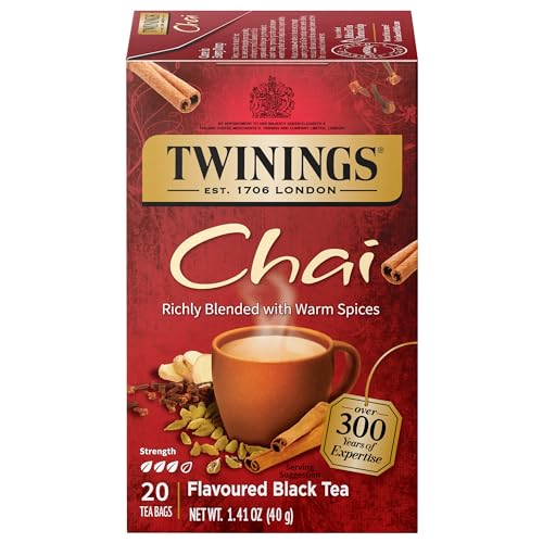Chai Black Spiced Tea Bags (20 Count)
