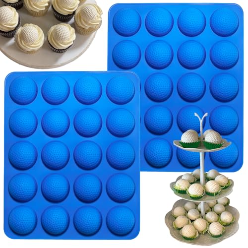 Silicone Golf Ball Cake Pop Mold (2 个)