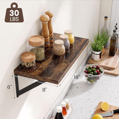 Wall Mounted Floating Shelves Set of 2 (2 Count)