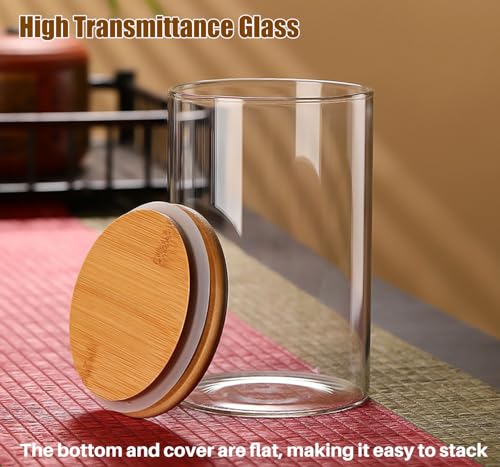 Glass Food Storage Jars with Airtight Lids