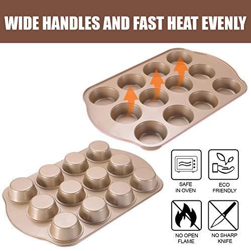 2 Pack Nonstick Muffin Pan Set (2 Count)
