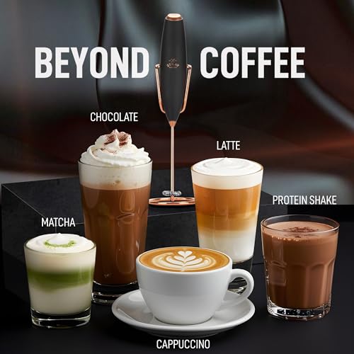 Powerful Milk Frother Wand With Duracell Batteries