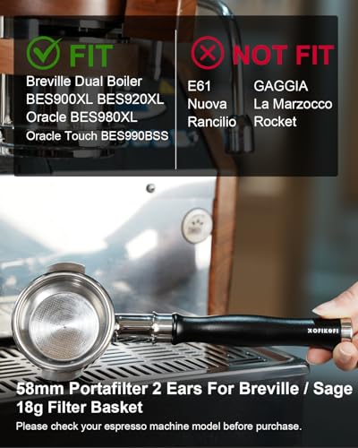 58mm Bottomless Portafilter For Breville