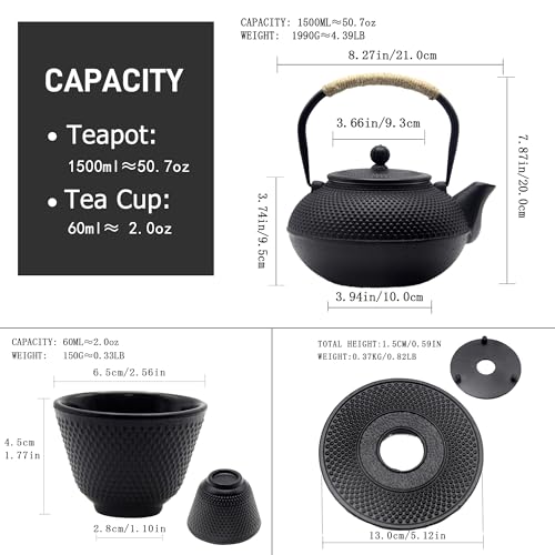 Big Cast Iron Teapot