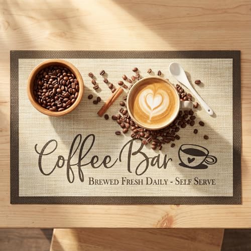 Coffee Bar Mats Set of 2 (2 Count)