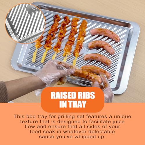 Grilling Prep and Serve Trays (2 Count)
