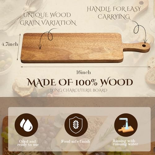 10 Pcs Cutting Boards with Handle (10 Count)