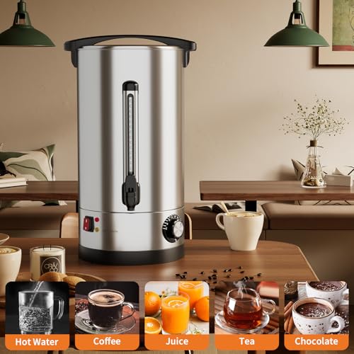 60 Cup Large Coffee Urn with Double Wall Insulation
