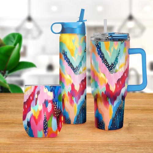 18 8 Stainless Steel Insulated Water Tumbler with Straw