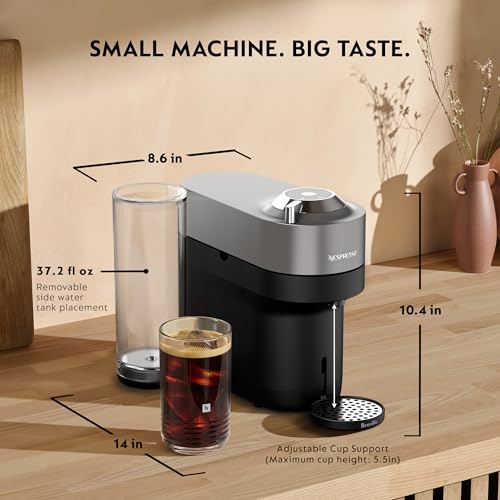 Vertuo Pop+ Deluxe Coffee Machine with Milk Frother