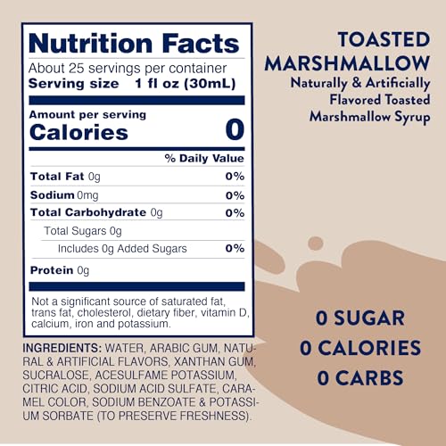 Toasted Marshmallow Coffee Syrup (25.4 Fl Oz)