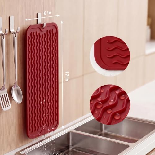 Silicone Dish Drying Mat for Multiple Usage