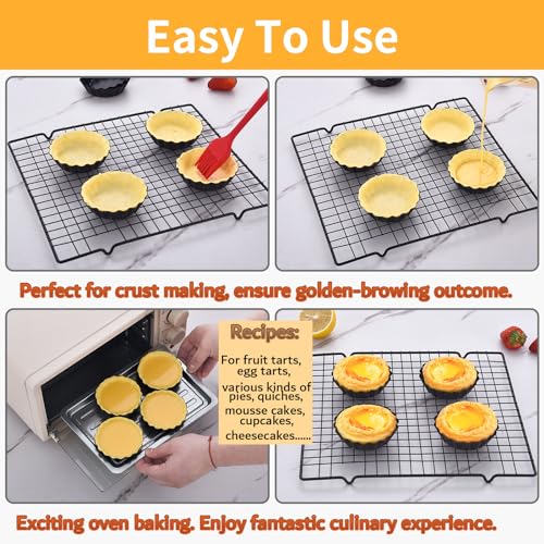12Pack Mini Tart Pans Removable Botttom 3 Inch Tart Pan