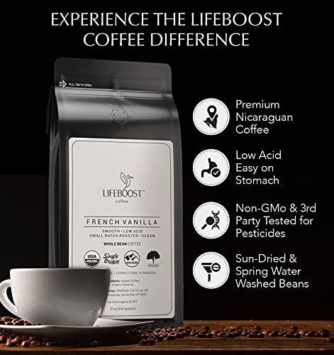 Whole Bean French Vanilla Coffee (12 Ounce)