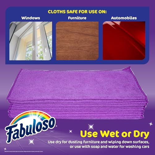 Microfiber Cleaning Cloths (12 Count)