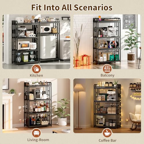 Microwave Stand with Storage