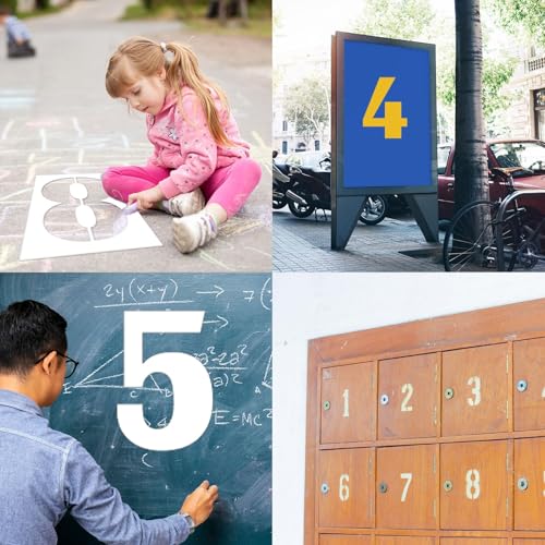 18 Inch Number Stencils Set (10 Count)