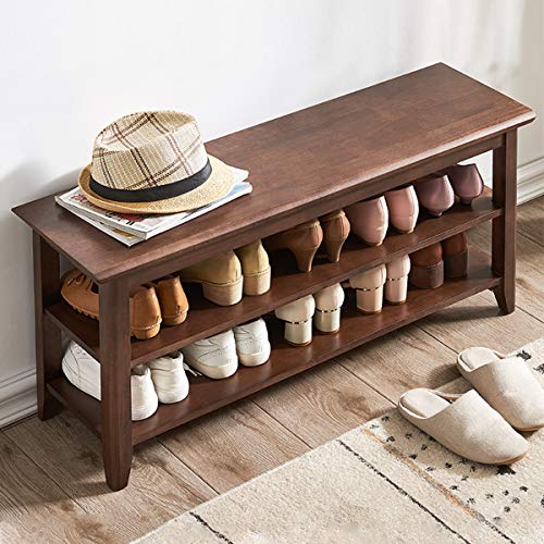 Shoe Rack Bench Wooden Shoe Storage Bench Entryway Bench