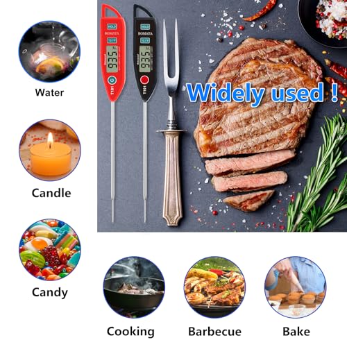 2 Pack Waterproof IPX7 Meat Thermometer (2 Count)