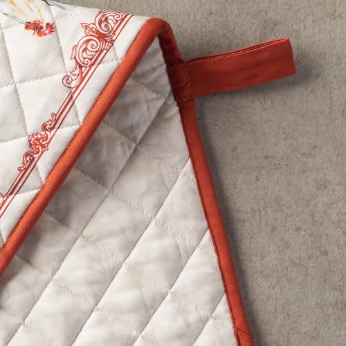 Double Oven Mitts 100% Cotton Double Oven Glove