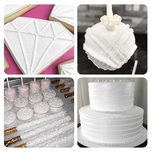 White Edible Glitter Spray