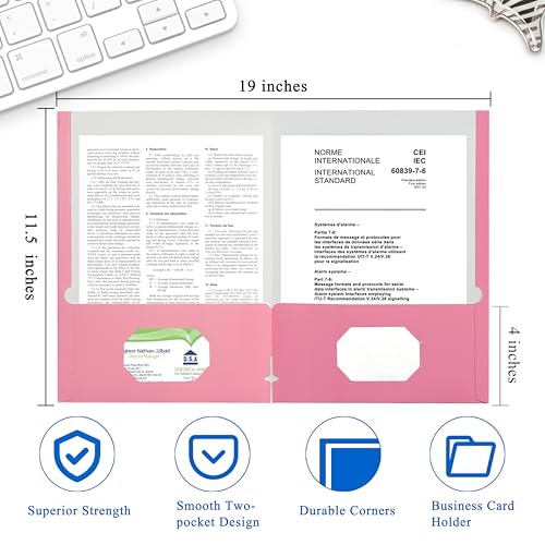 File folders with Pockets (100 Count)