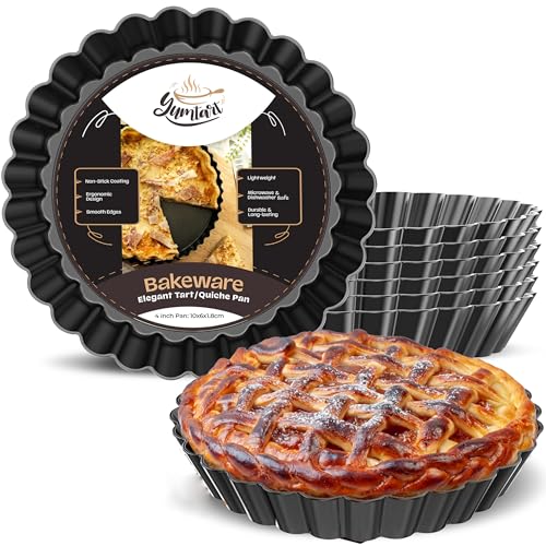 4 Inch Round Tart Pan 8 Pieces (8 Count)