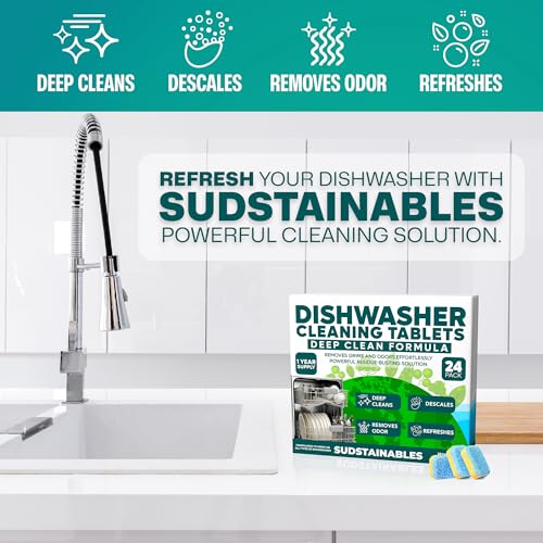Dishwasher Cleaner Tablets (24 Count)