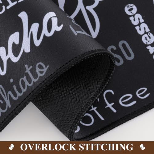Coffee Mat 2 Pack 12x19 Inch Absorbent Non (2 Count)