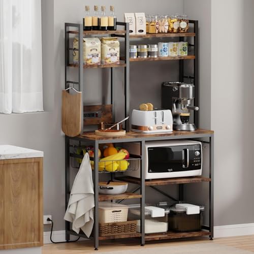 Bakers Rack with Power Outlet