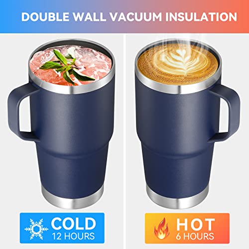20 oz Tumbler Bulk with Handle Lid and Straw (12 Count)