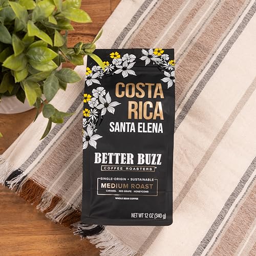 Costa Rica Whole Bean Coffee Medium Roast (12 Ounce)