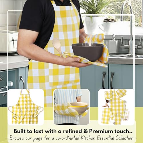 Buffalo Plaid Check Oven Mitts and Pot Holders Set of 4 (4 Count)