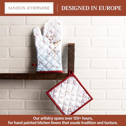 100% Cotton Oven Mitt & Pot Holder Set