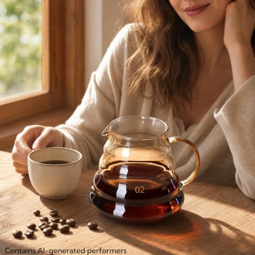 Pour Over Coffee Maker Set 20 oz (2 Count)