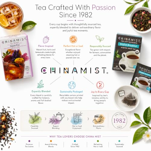 Blackberry Jasmine Loose Leaf Green Tea Portion Packets (24 Count)