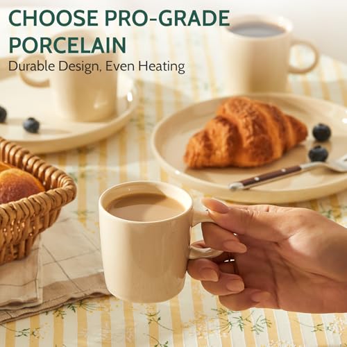 4 Pack Porcelain Espresso Cups (3.5 Count)
