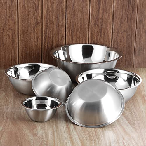 2.5 Quart Stainless Steel Premium Mixing Bowl