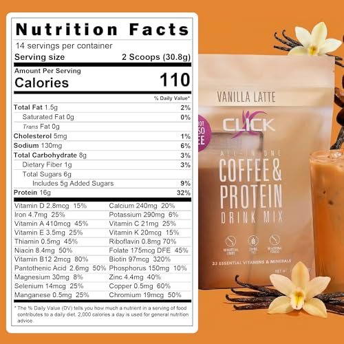 Vanilla Protein Coffee Powder (15.24 Ounce)