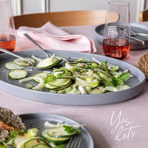 Over&Back Stackable Stoneware Serving Platter
