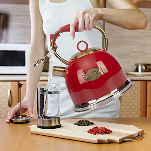 Tea Kettle Stovetop Whistling Teapot