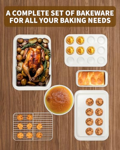 Nonstick Baking Pans Set (19 Count)